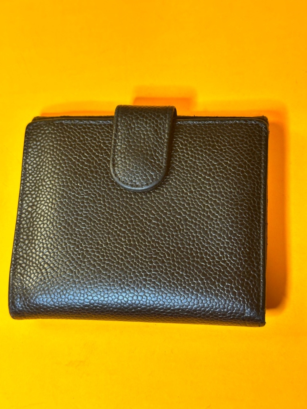 CHANEL Black Caviar Leather Compact Wallet - Picture 6 of 10